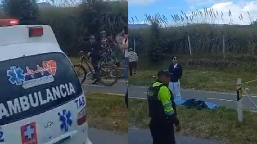 El siniestro involucró a una camioneta que, por razones aún desconocidas, colisionó con la ciclista.