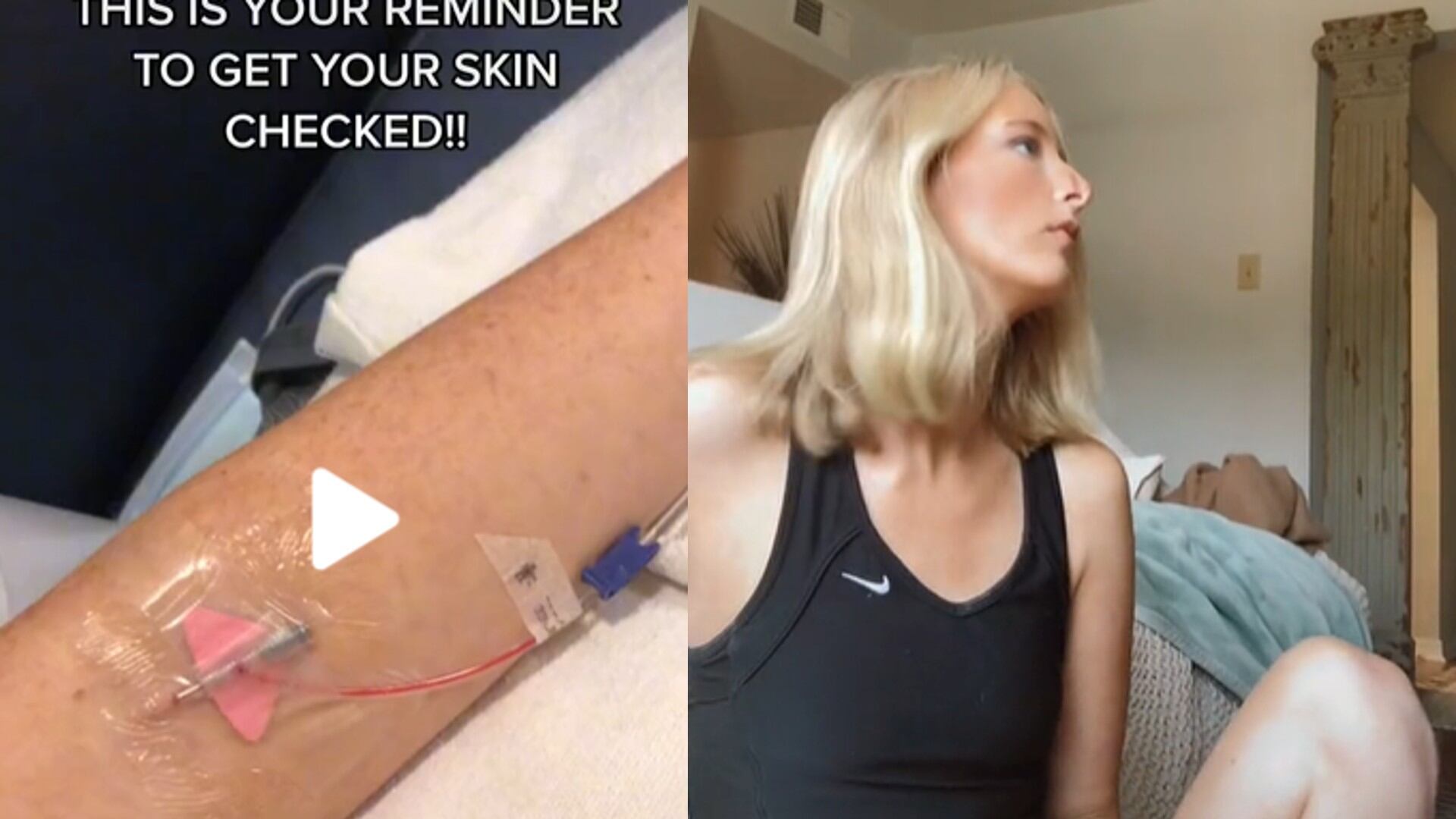 La joven sigue con sus tratamientos.