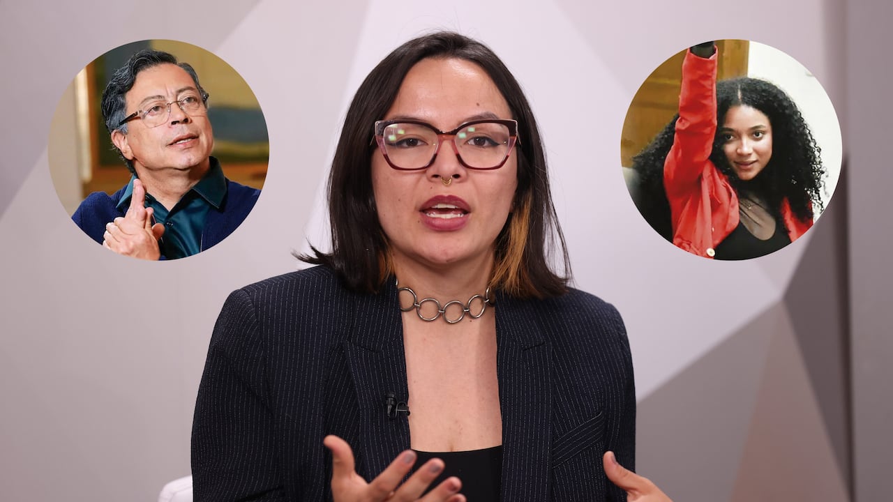 Gustavo Petro, Jennifer Pedraza y Juliana Guerrero.