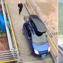 Nuevo caso de intolerancia por parte del conductor del Spark Azul