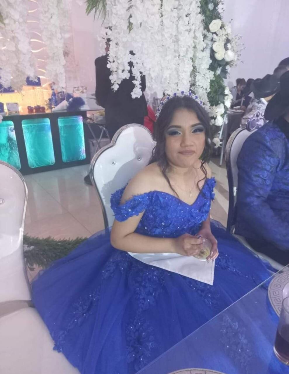 Quinceañera plantada