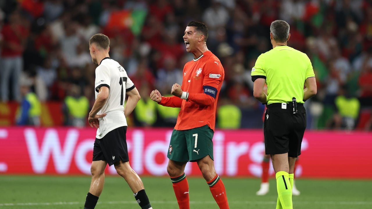 Cristiano Ronaldo aportó en la remontada de Portugal ante Alemania por semis de Nations League