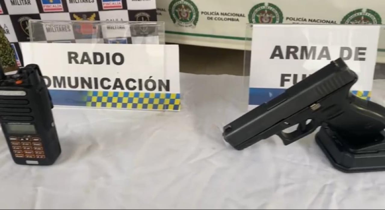 Los elementos hacen parte de la incautación que se le realizó a alias Chuky en su captura