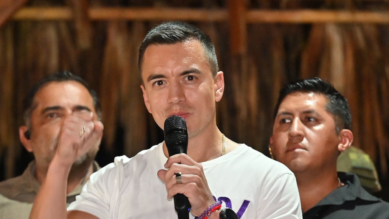 Daniel Noboa, presidente electo de Ecuador.