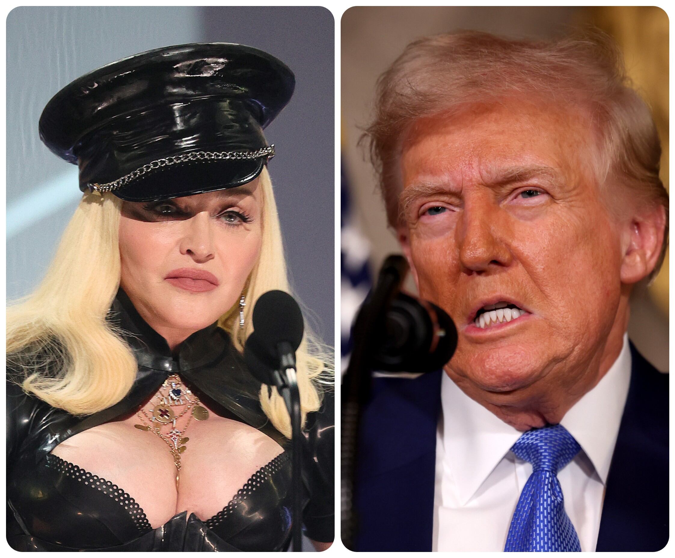 Madonna y Donald Trump