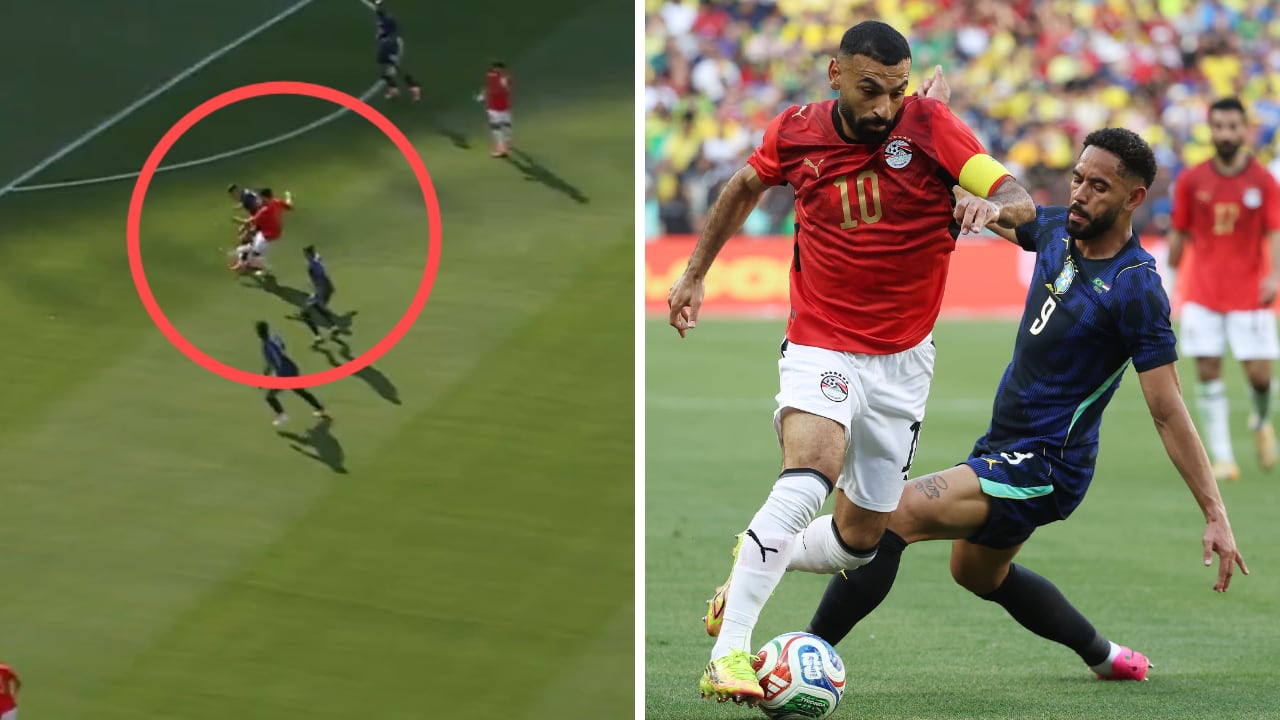 Dos bloopers marcaron el rumbo del partido entre Brasil y Egipto.