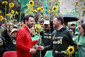 Carlos Fernando Galán y Jorge Torres.