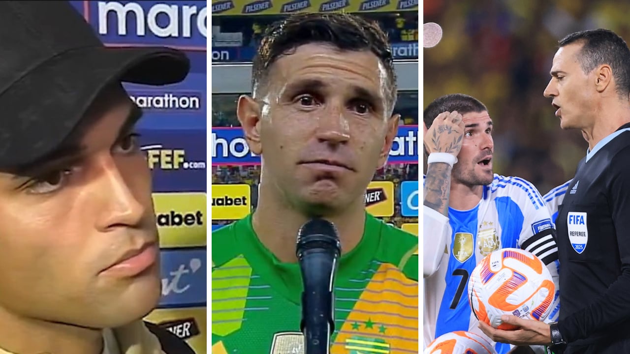 Lautaro Martínez y el Dibu se fueron contra Wilmr Roldán tras el Ecuador vs. Argentina.