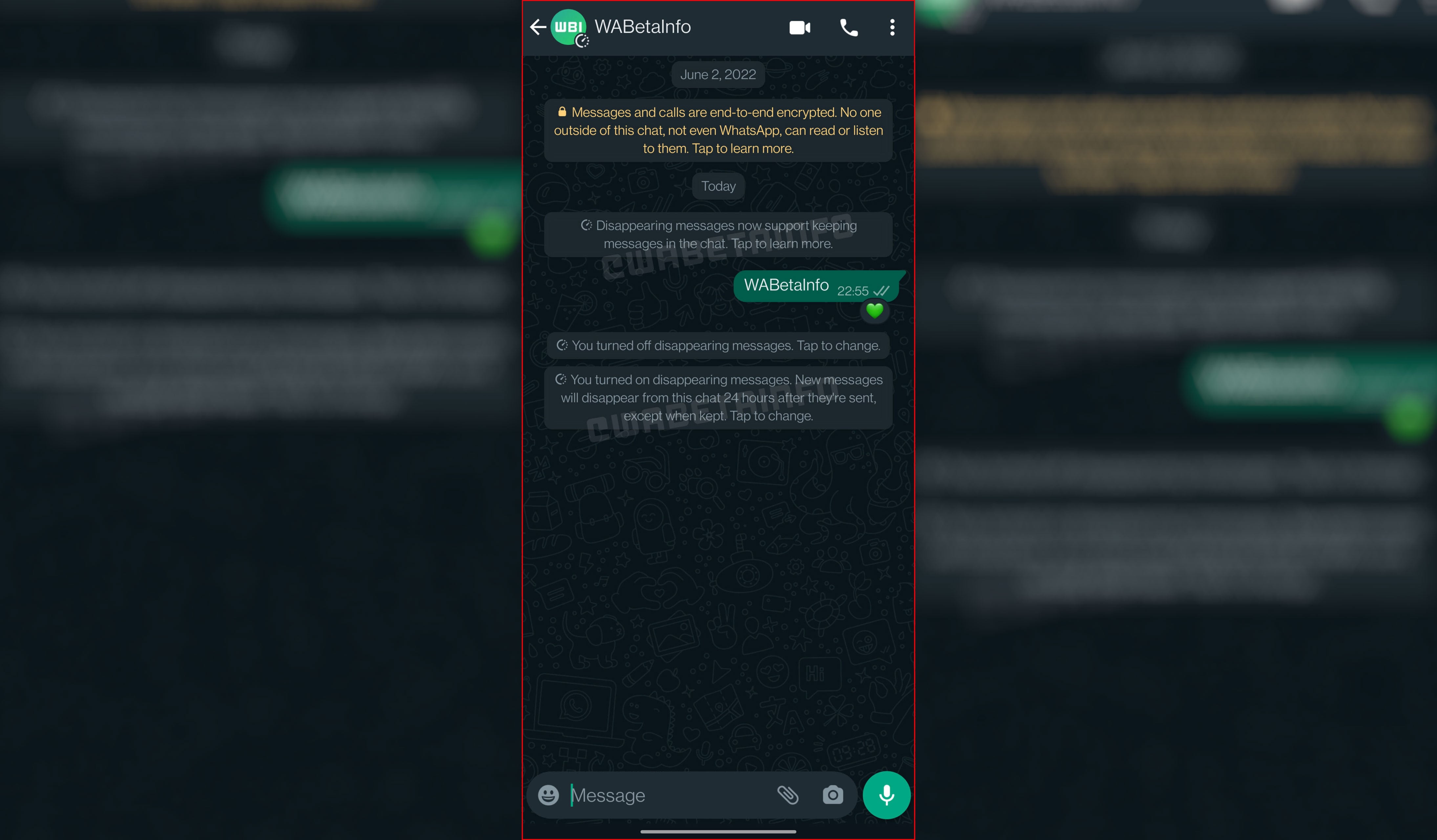 WhatsApp hace un ajuste a la función de los mensajes que se autodestruyen.