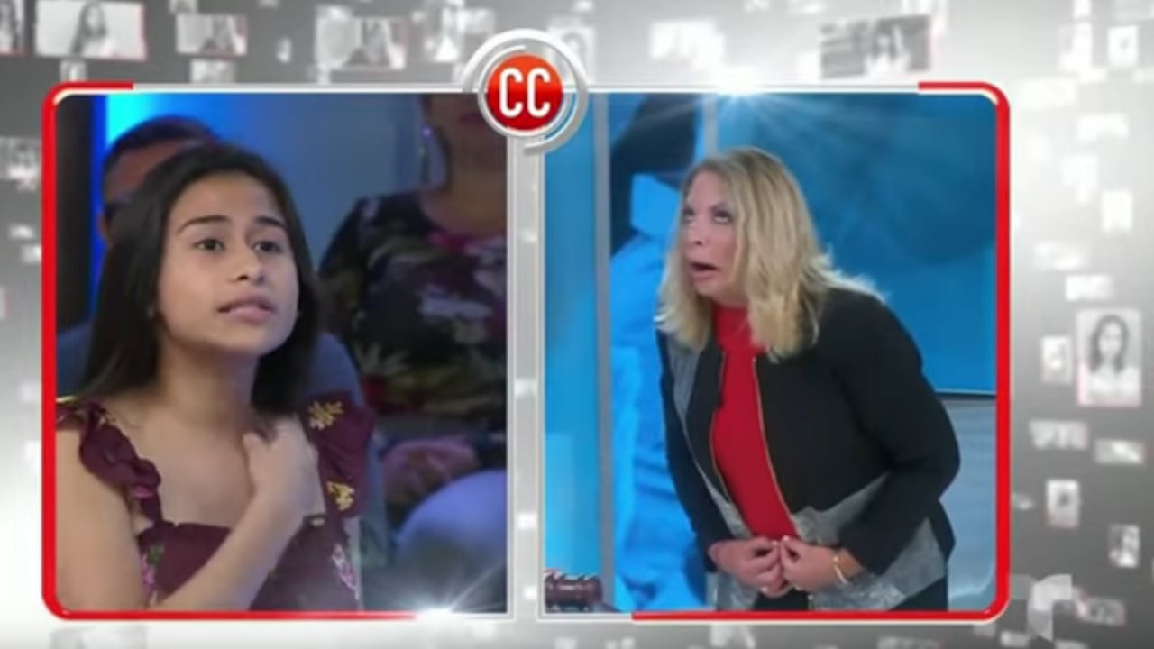 Luna, identificada como colombiana, y Ana María Polo, expresentadora de 'Caso cerrado'