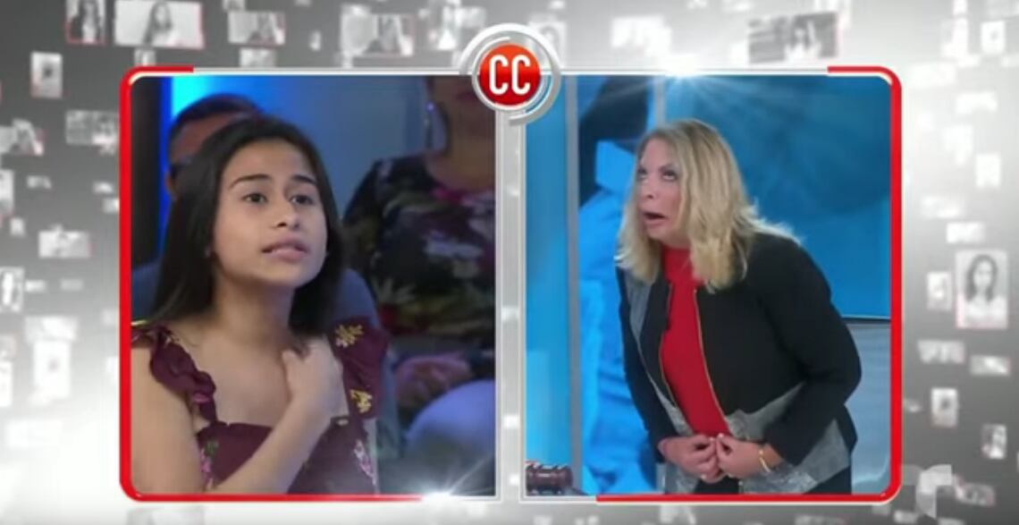 Luna, identificada como colombiana, y Ana María Polo, expresentadora de 'Caso cerrado'