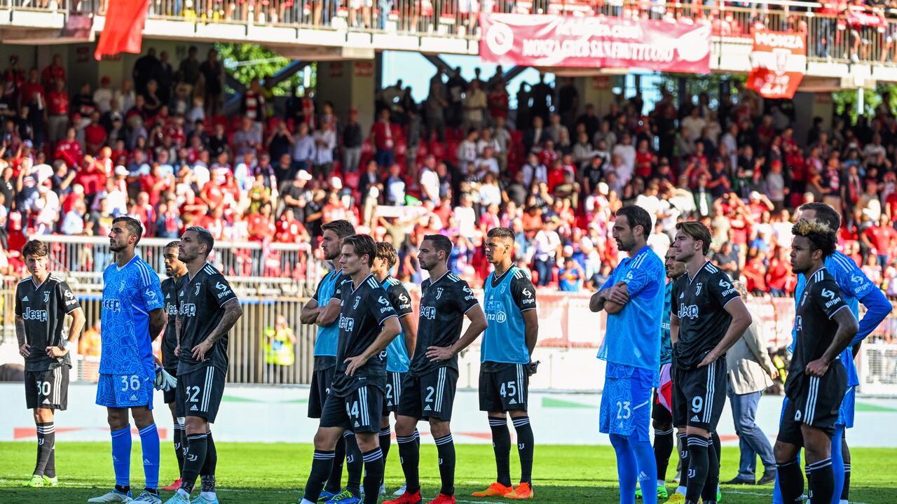 Jugadores de Juventus 2022.