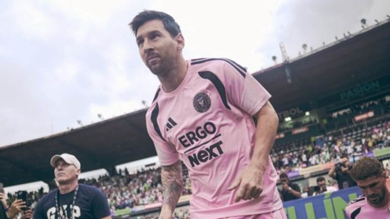 Lionel Messi en el Atanasio Girardot.