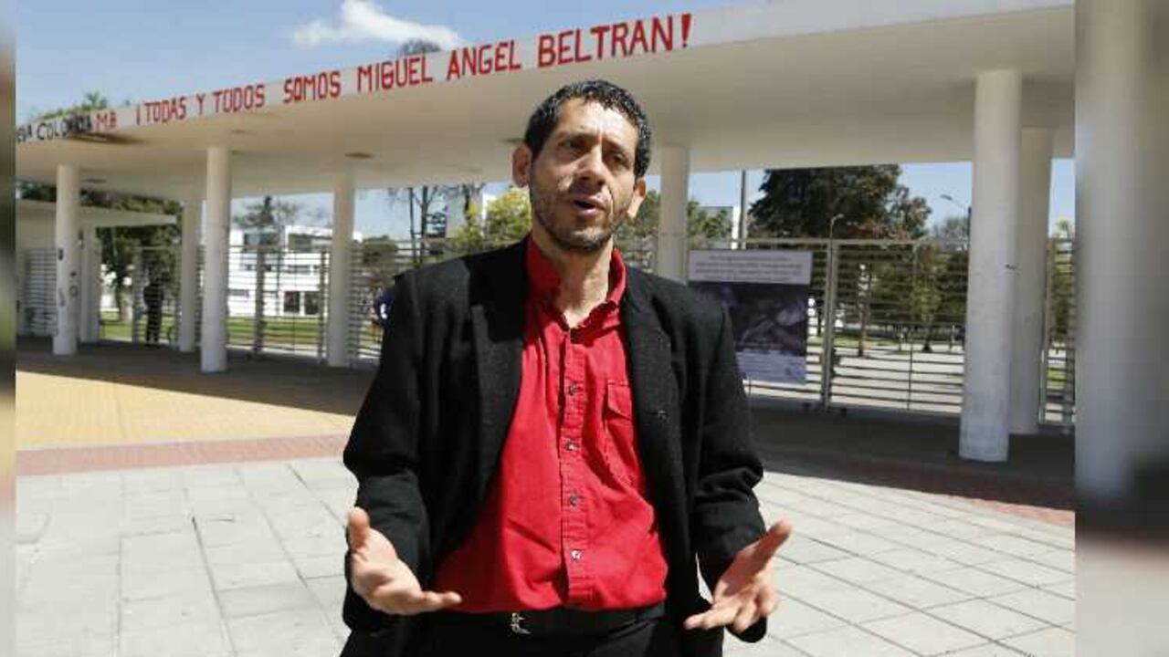 El profesor Miguel Ángel Beltrán dice que no ha pertenecido a las FARC.