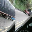 Accidente de tránsito en la vía entre Rionegro y El Playón.