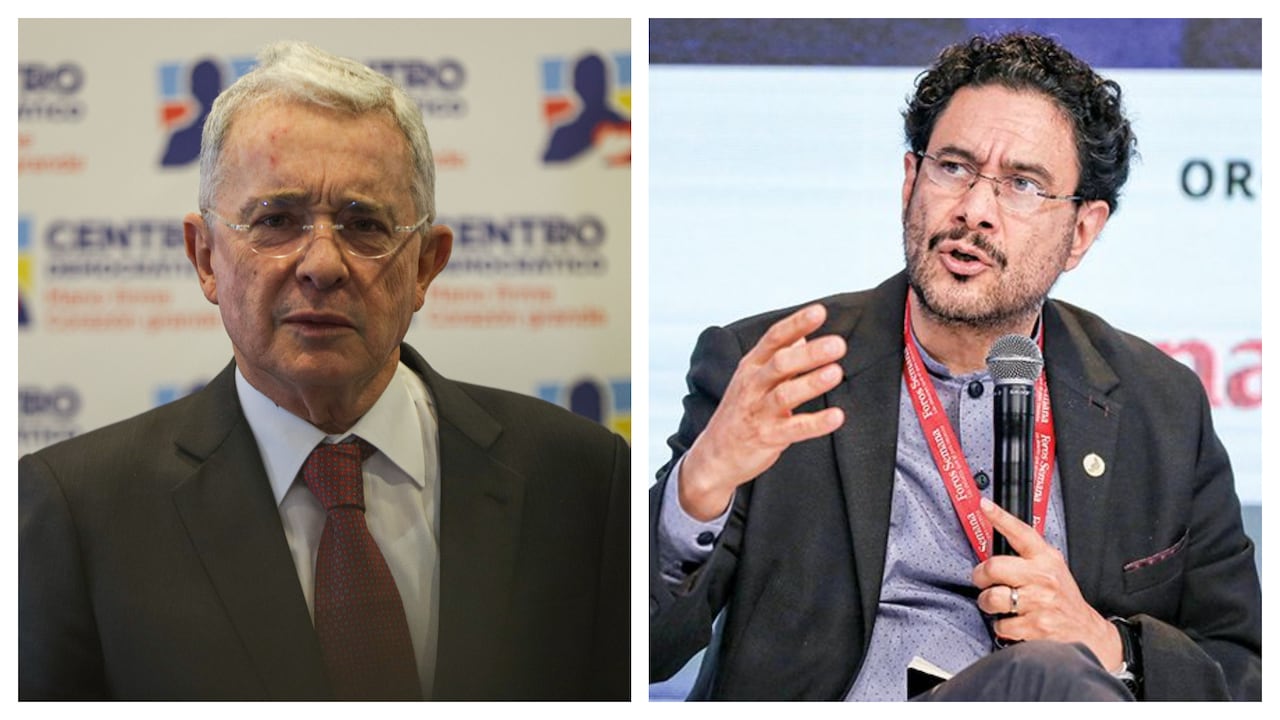 Álvaro Uribe e Iván Cepeda.
