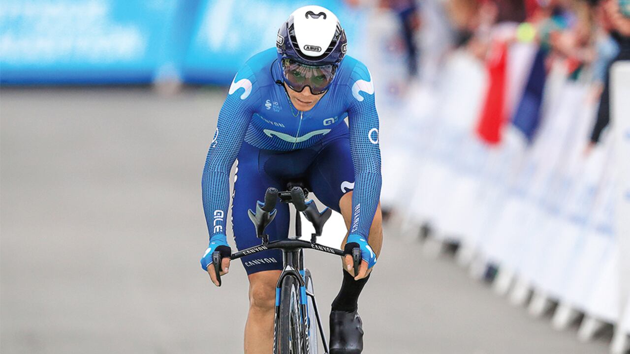 Miguel Ángel López, del equipo Movistar.