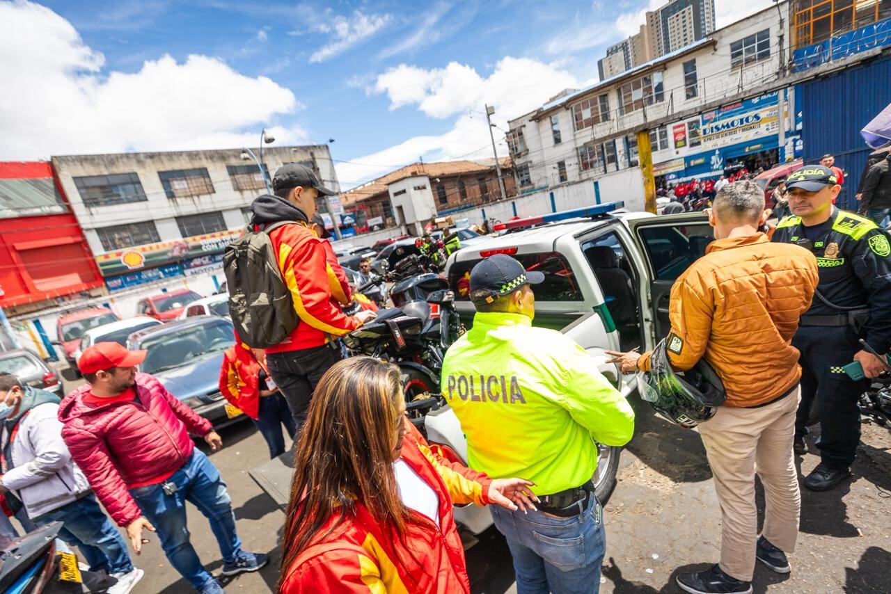 Operativos de las autoridades en julio en Bogotá
