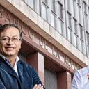 La alcaldesa de Bogotá, Claudia López, y el presidente Gustavo Petro.