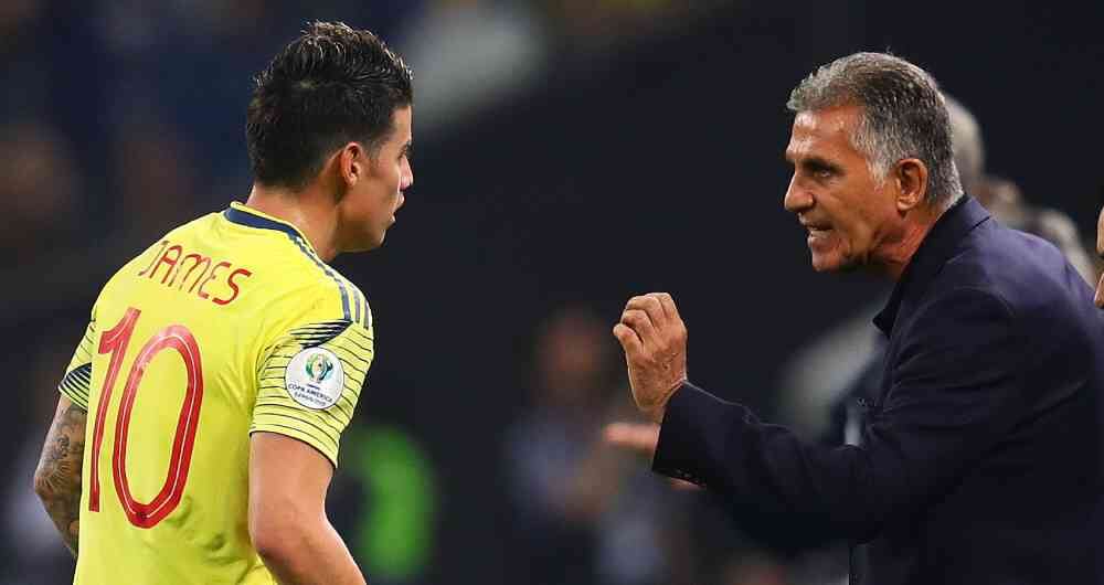 James Rodríguez habló por primera vez de Carlos Queiroz