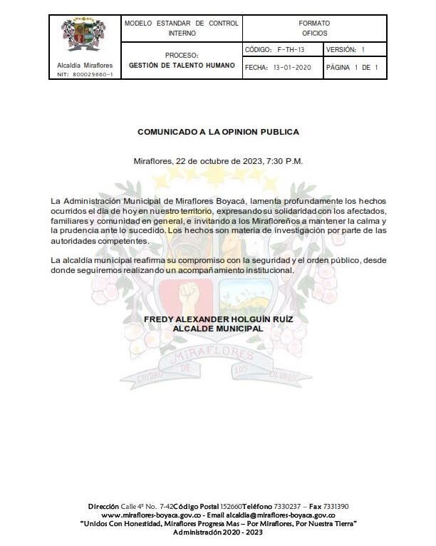 Comunidad alcaldía de Miraflores.