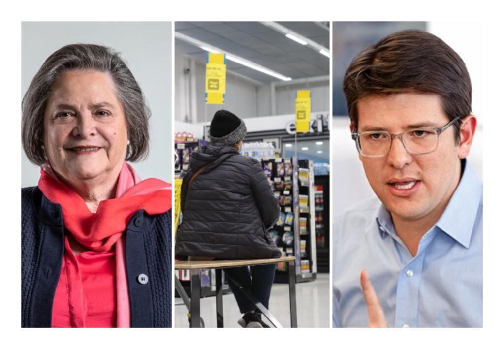 Senadores Clara López y Miguel Uribe.