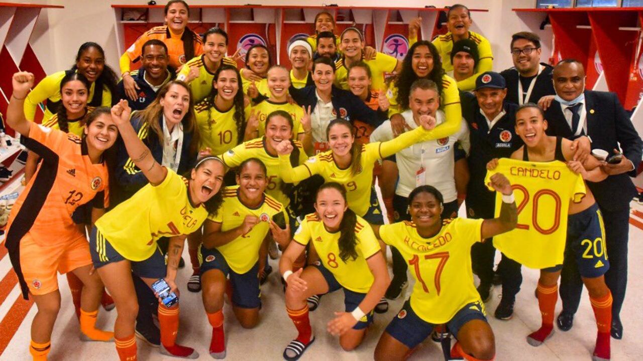 Colombia enfrentó a la selección de Uruguay.