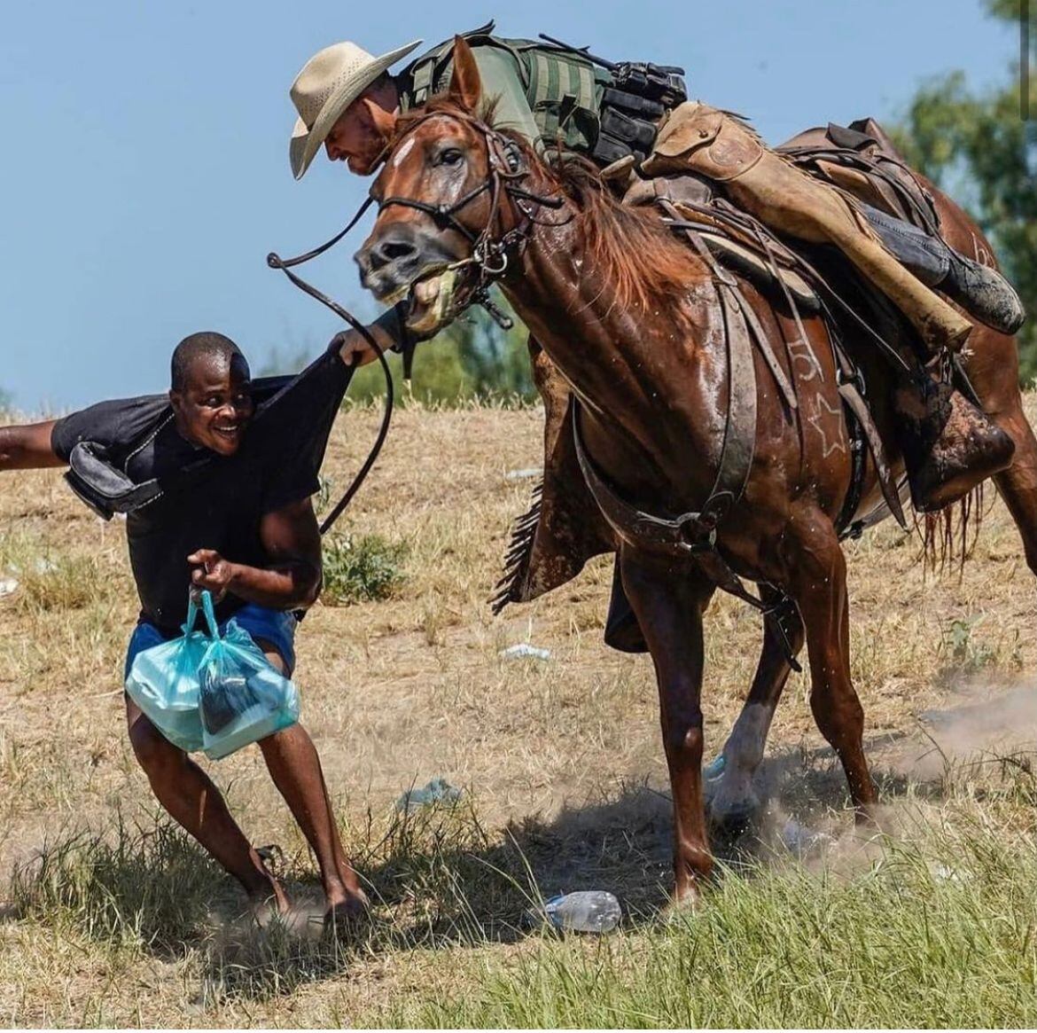 Inmigrantes haitianos (FOTO AFP)