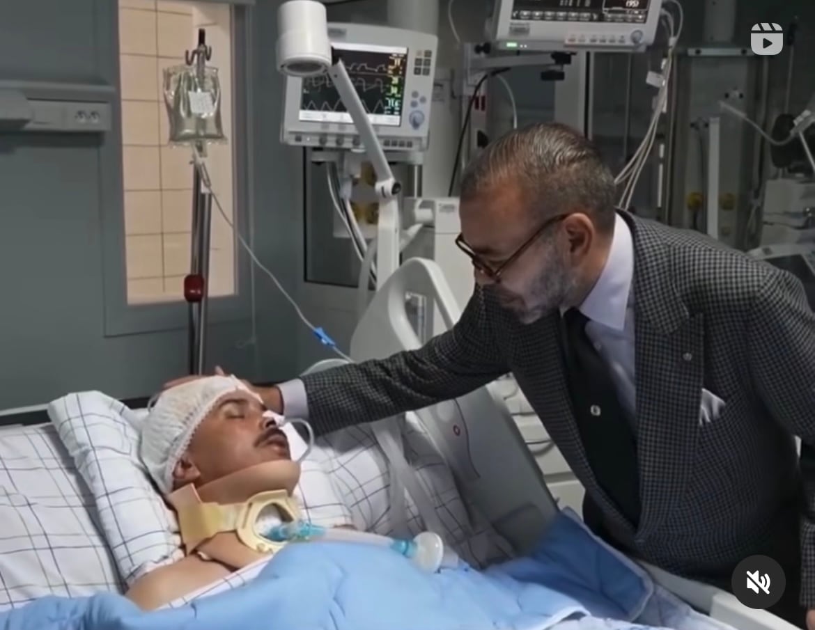 Rey Mohammed VI de Marruecos.