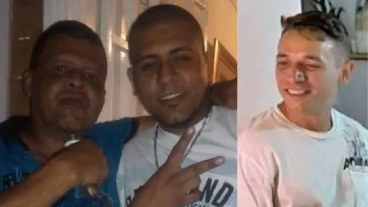 Elkin de Jesús Mena Rúa, de 62 años, su hijo Didier Esneíder Mena Calle, de 36 años, y Fernando Estrada Gutiérrez, de 36 años, asesinados en Antioquia.