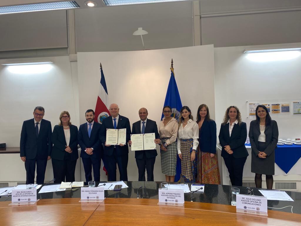 Defensoría del Pueblo y Corte IDH renuevan convenio para promover acciones en defensa de los derechos humanos en Colombia