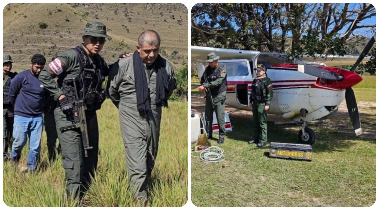 Los sospechosos realizaron un aterrizaje de emergencia en la comunidad indígena de Kamarata