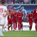 Núñez celebró su primer hat-trick con la camiseta del Liverpool