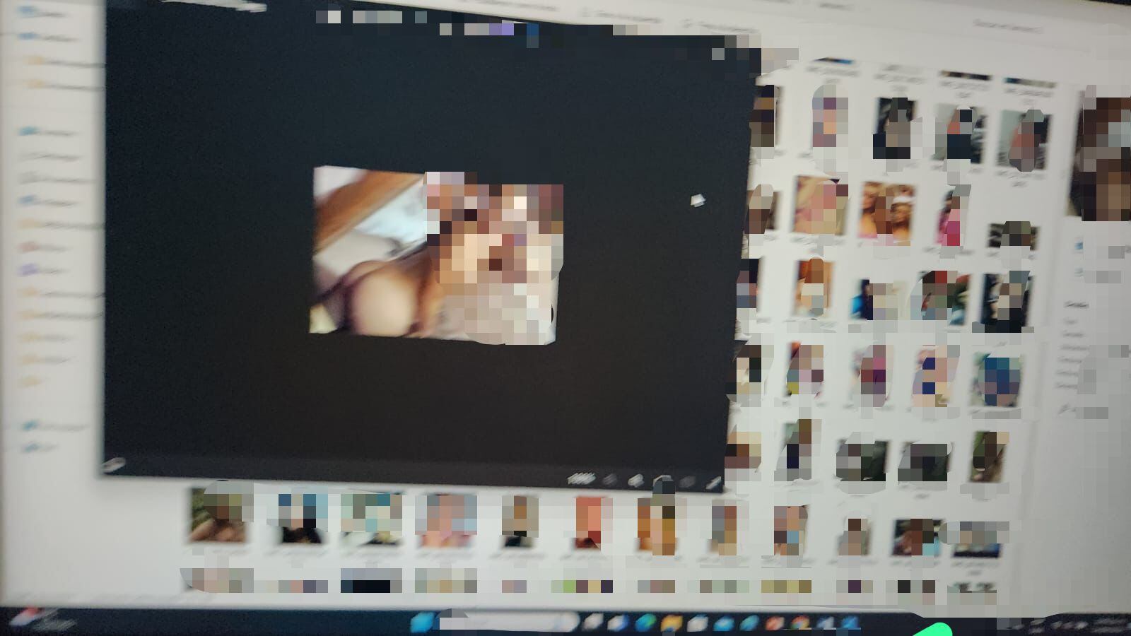 Imagen de mujeres desnudas en el computador del mayor Edwin Aguirre, según la sargento Karina Ramírez.