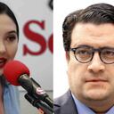 Aida Victoria Merlano e Iván Cancino, con opiniones encontradas sobre la relación de pareja de Álex Char y su esposa.