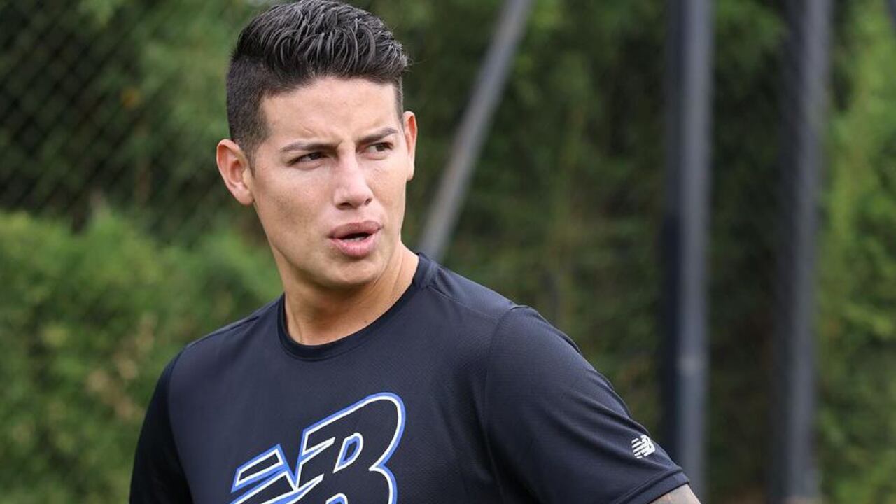 James Rodríguez, futbolista colombiano de Sao Paulo