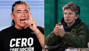 Gustavo Bolívar y Claudia López.