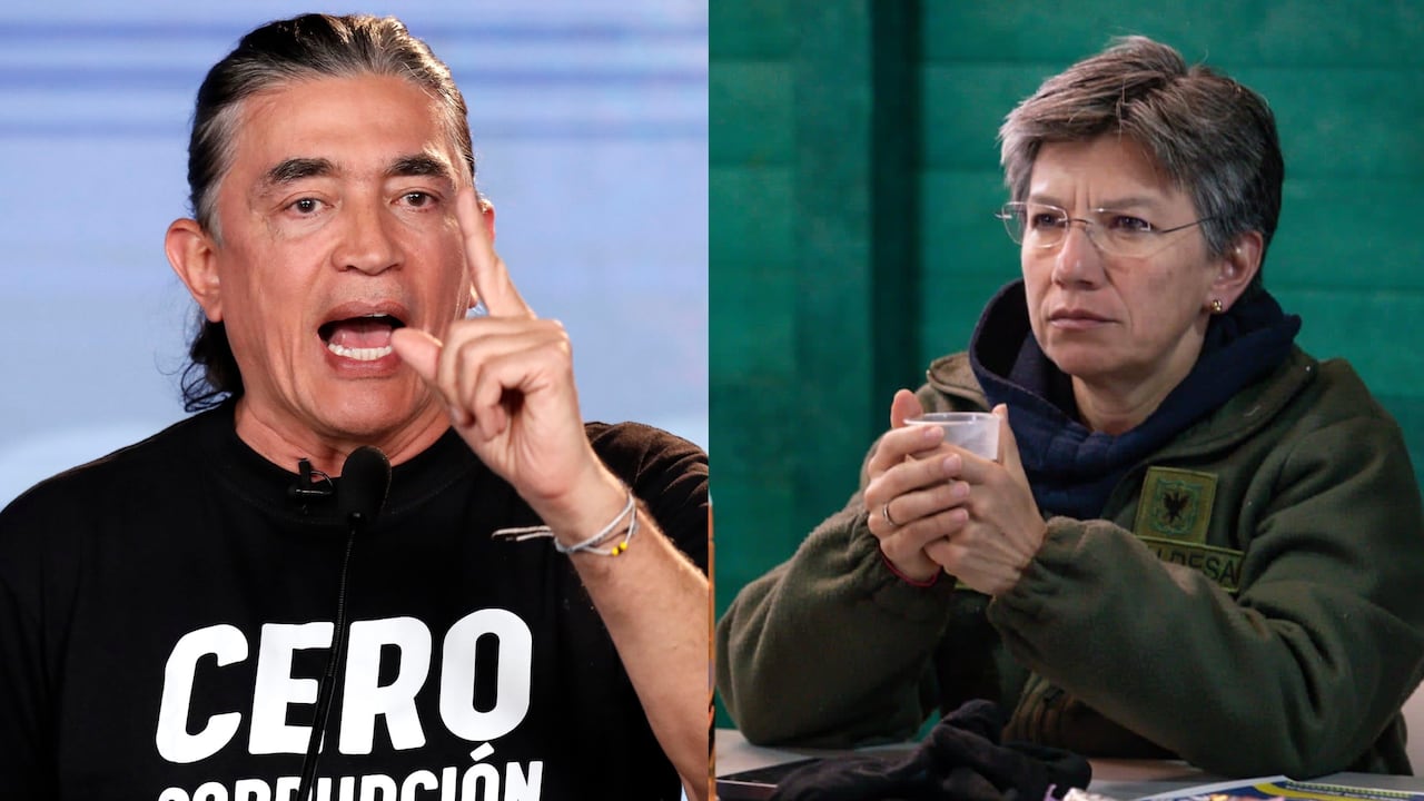 Gustavo Bolívar y Claudia López.