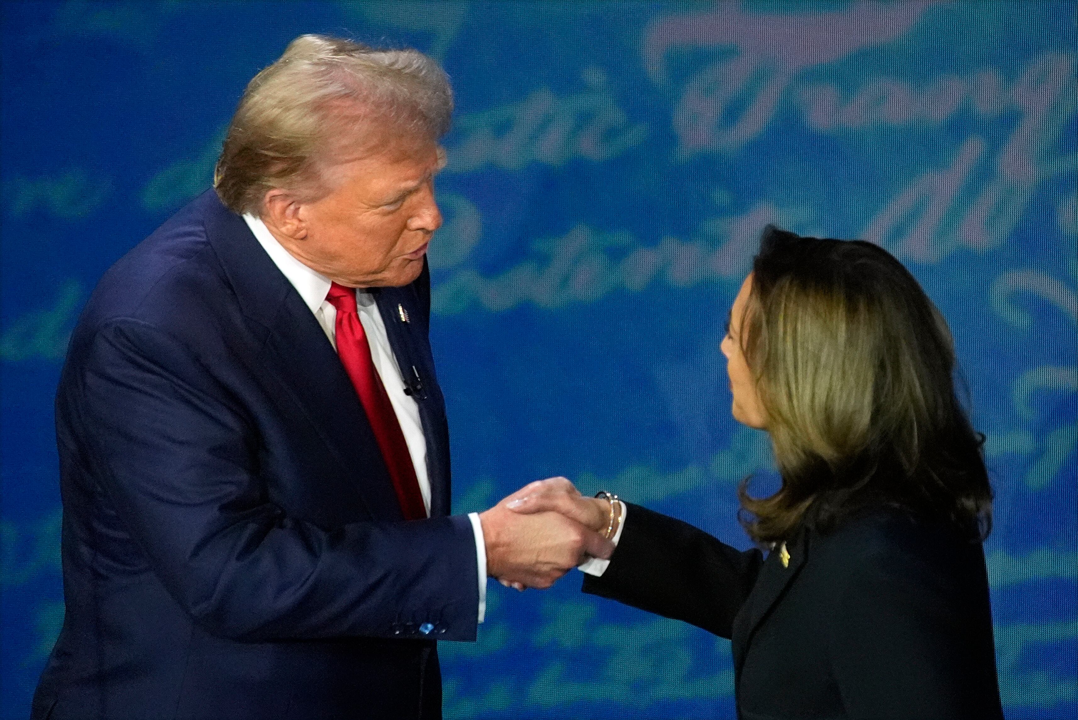 Debate entre Donald Trump y kamala Harris