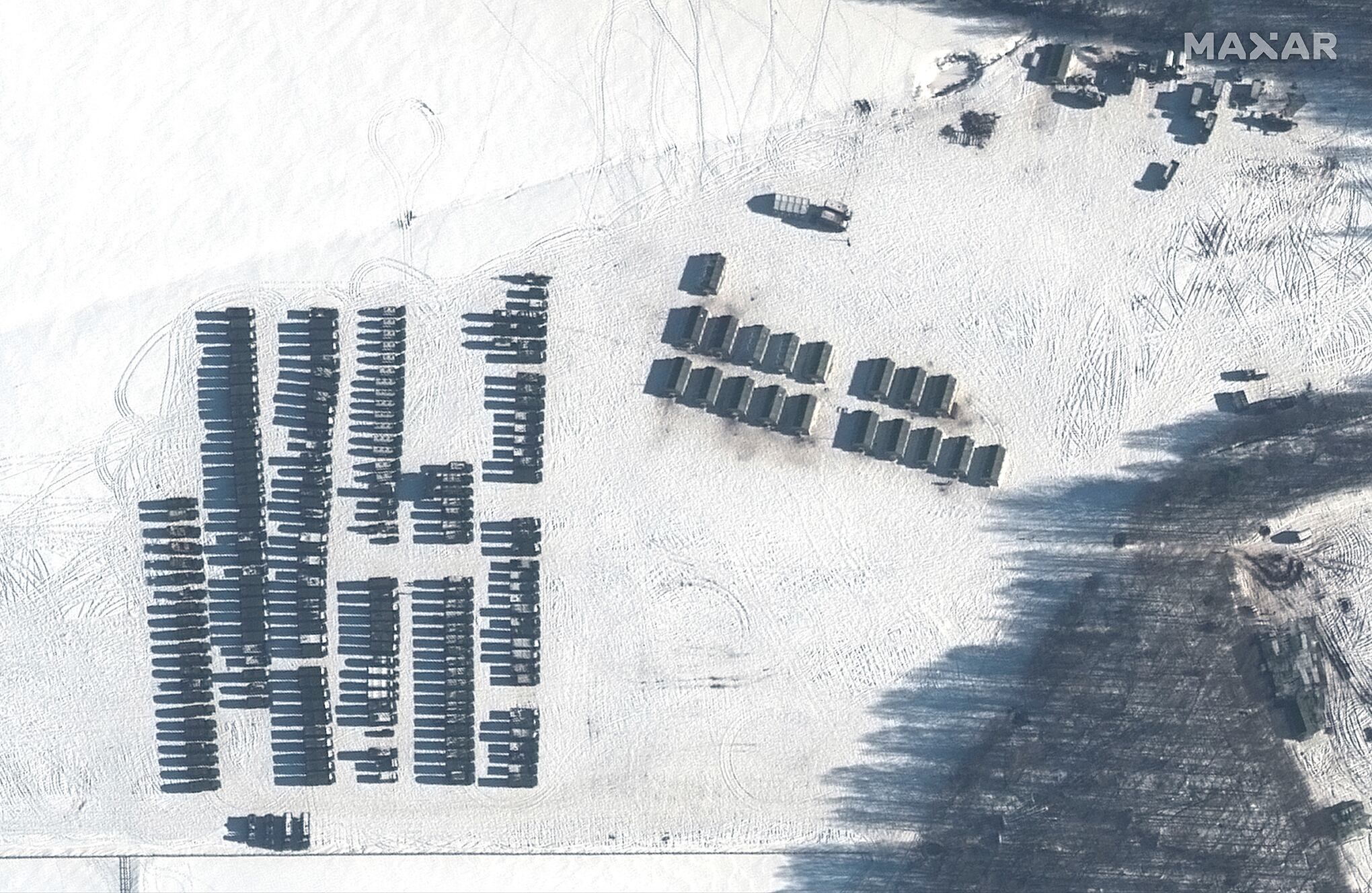 En imágenes : fuerzas rusas cerca de Ucrania