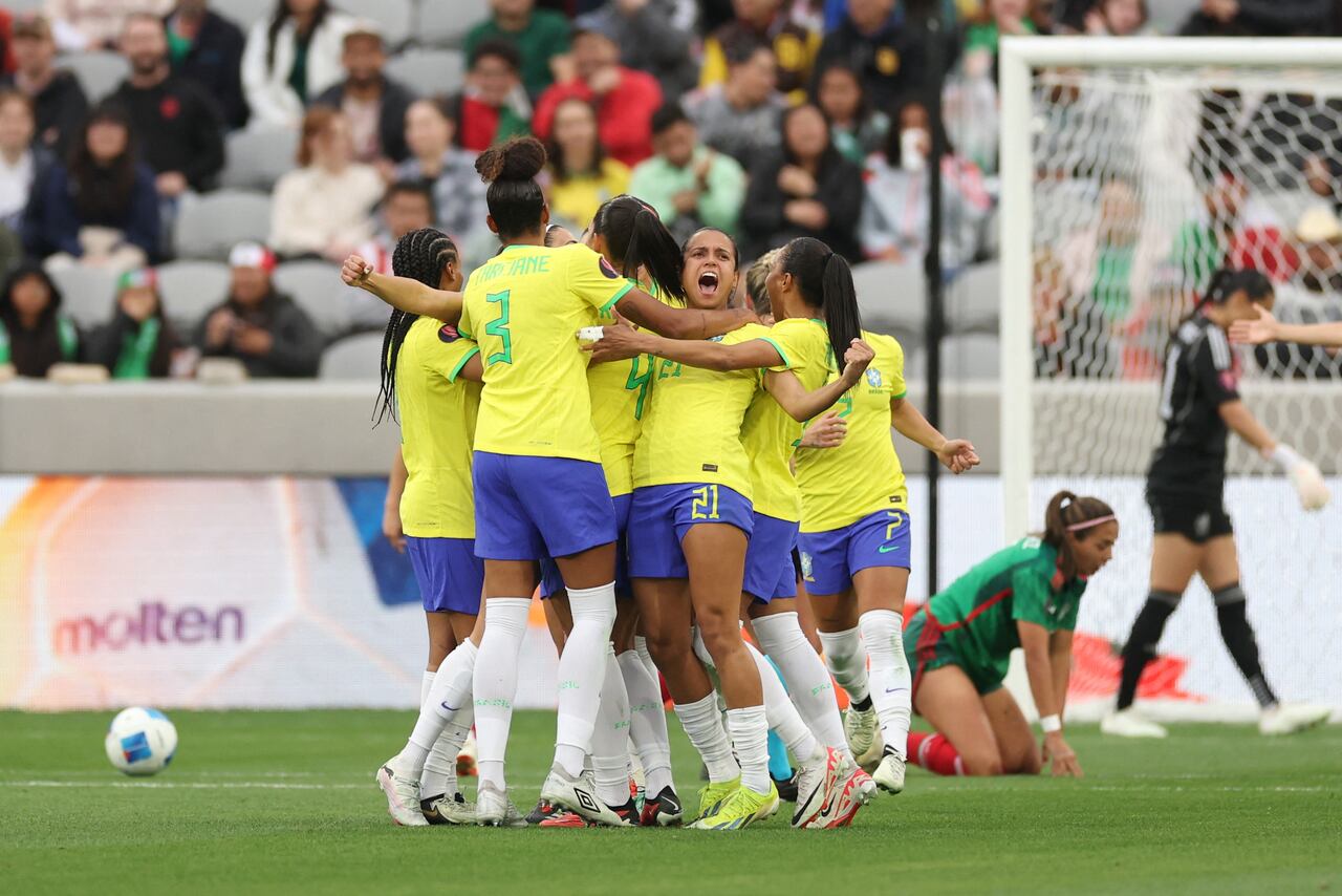 Brasil derrotó a México y avanzó a la gran final de la Copa Oro Femenina