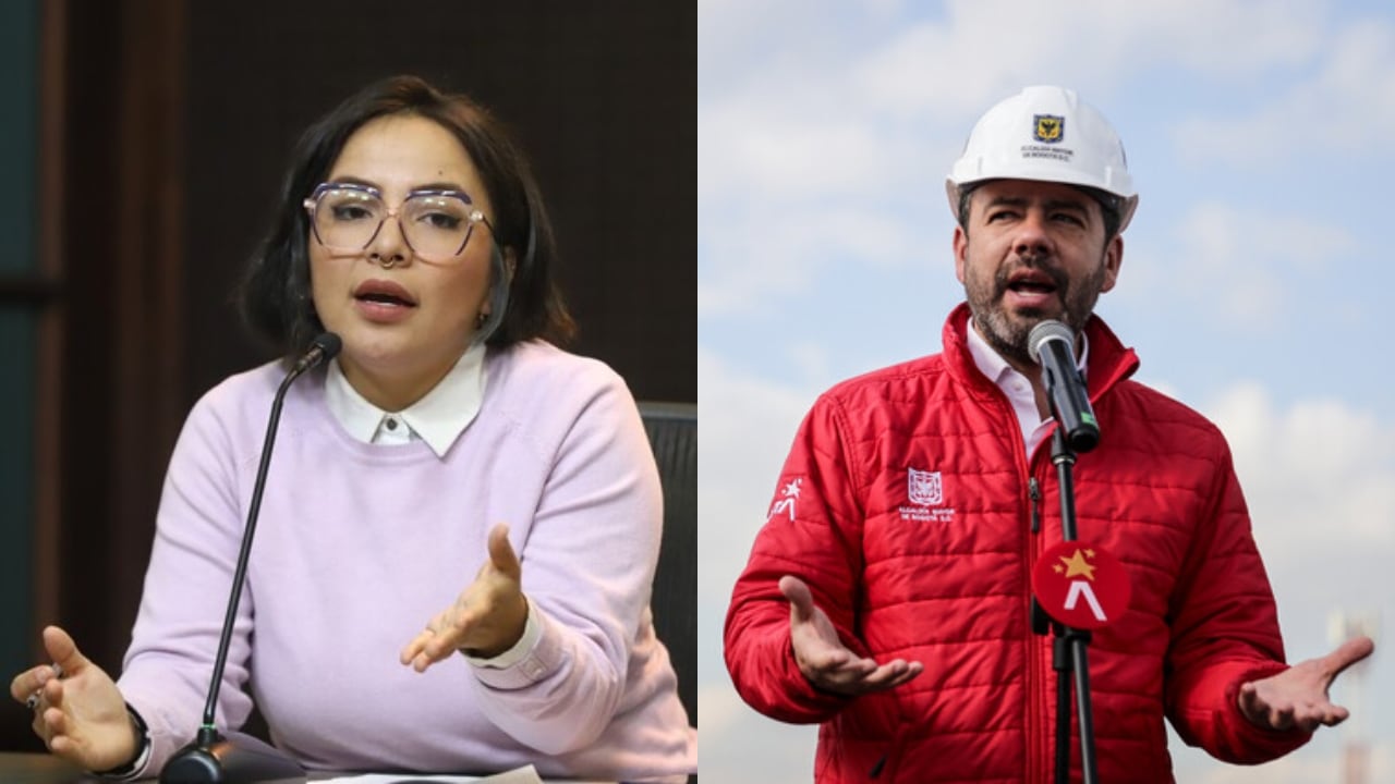 Jennifer Pedraza y Carlos Fernando Galán.
