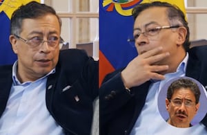 Presidente Gustavo Petro e Iván Cepeda.