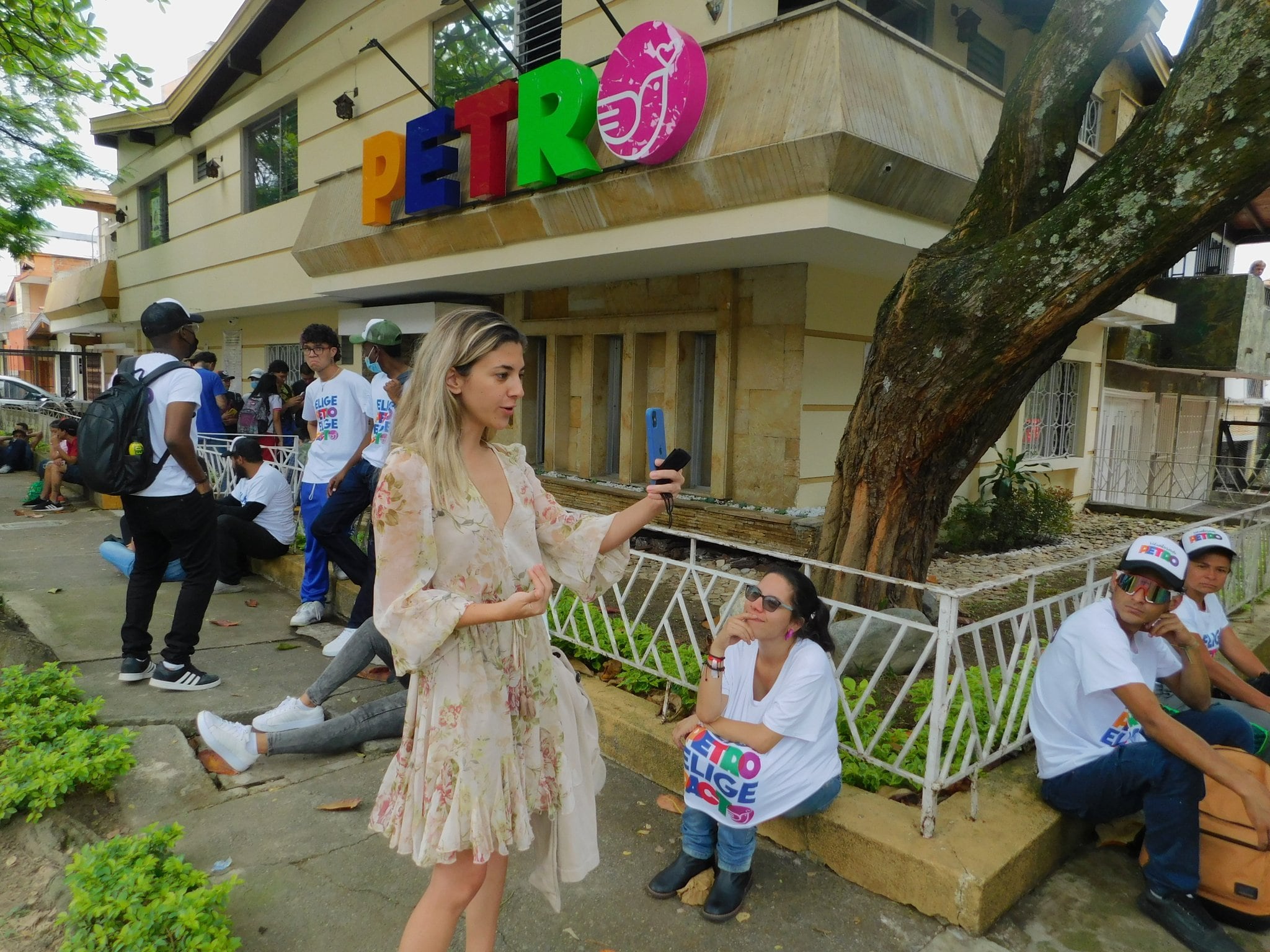 Susana Boreal llegó al Congreso de la República el 20 de julio de 2022.