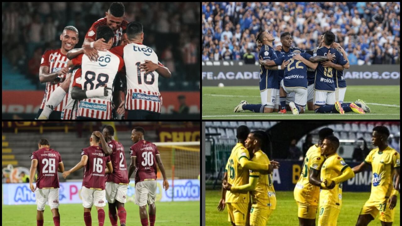 Junior, Millonarios, Tolima y Bucaramanga son cuatro de los ocho clasificados.