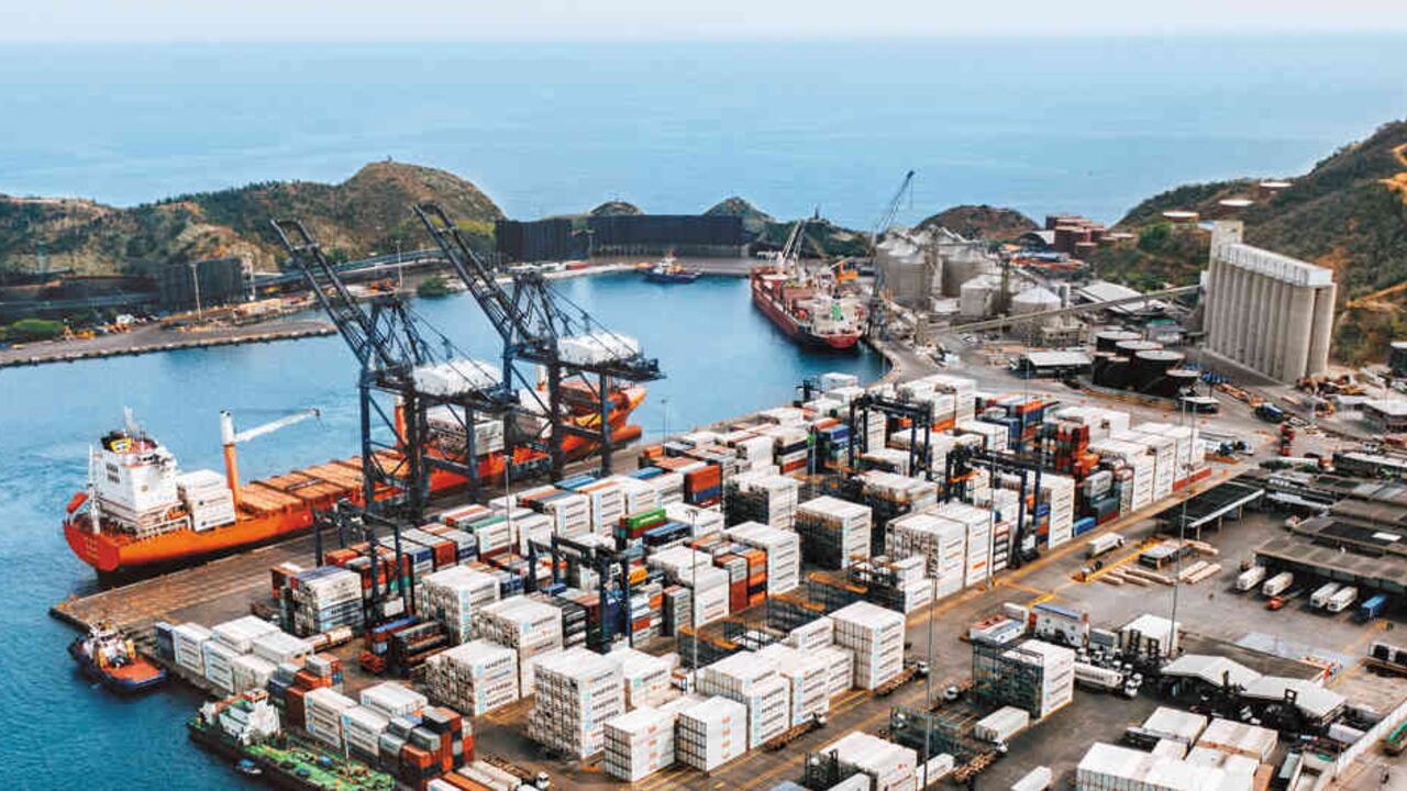 El Puerto de Santa Marta movilizo´, en 2018, 7.187.772 toneladas de carga.