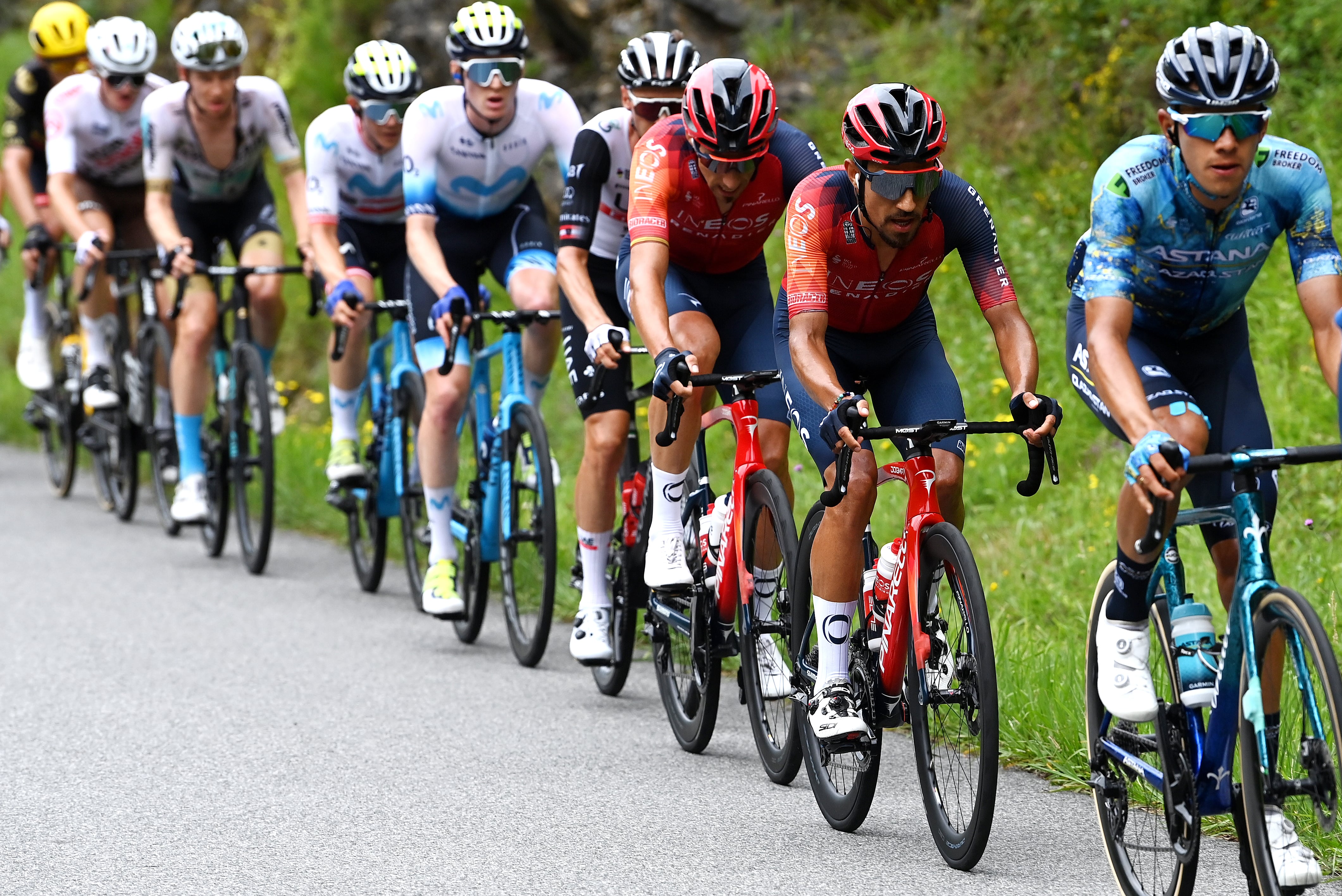 Daniel Felipe Martínez protagonizó una buena quinta fracción en el Tour de Francia 2023.
