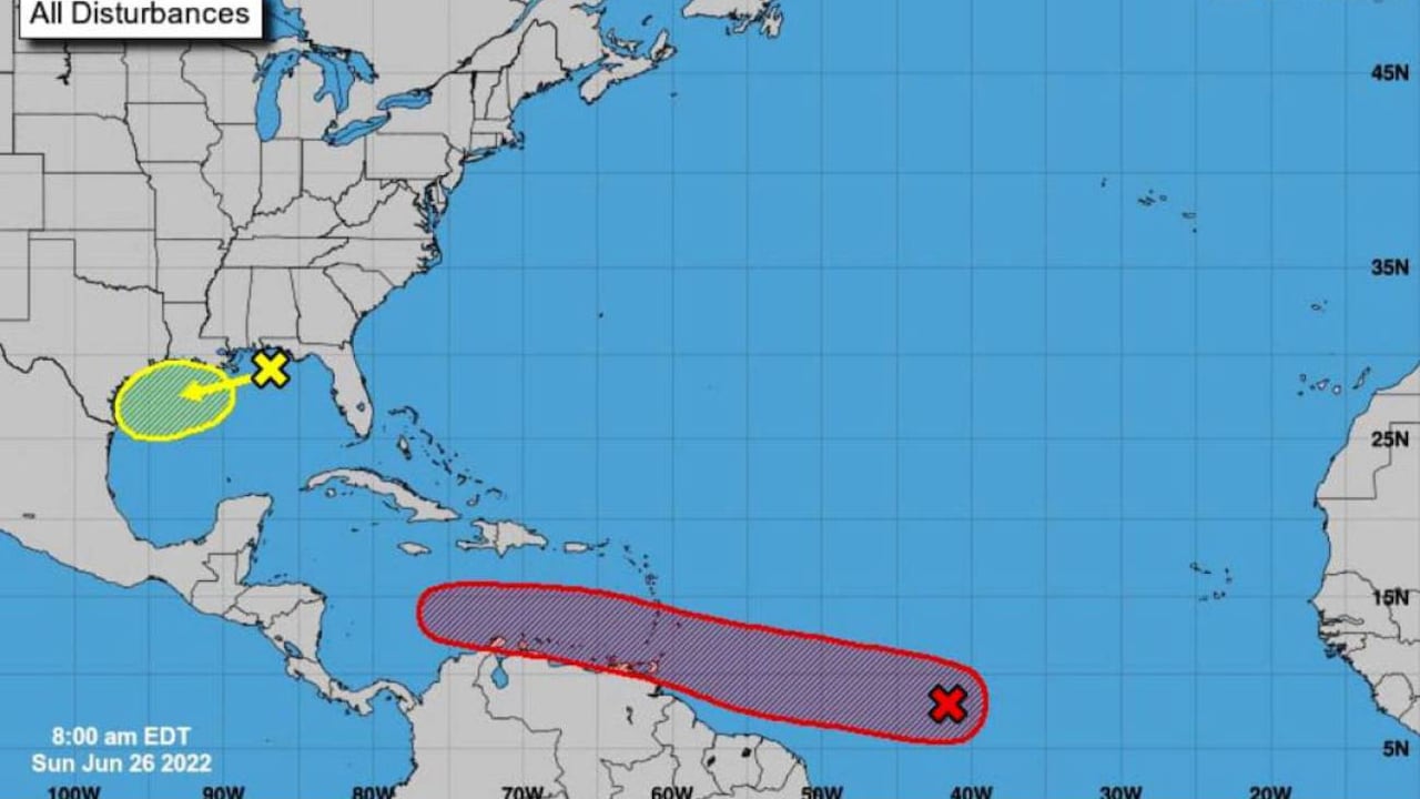 Estado actual de la Onda Tropical.