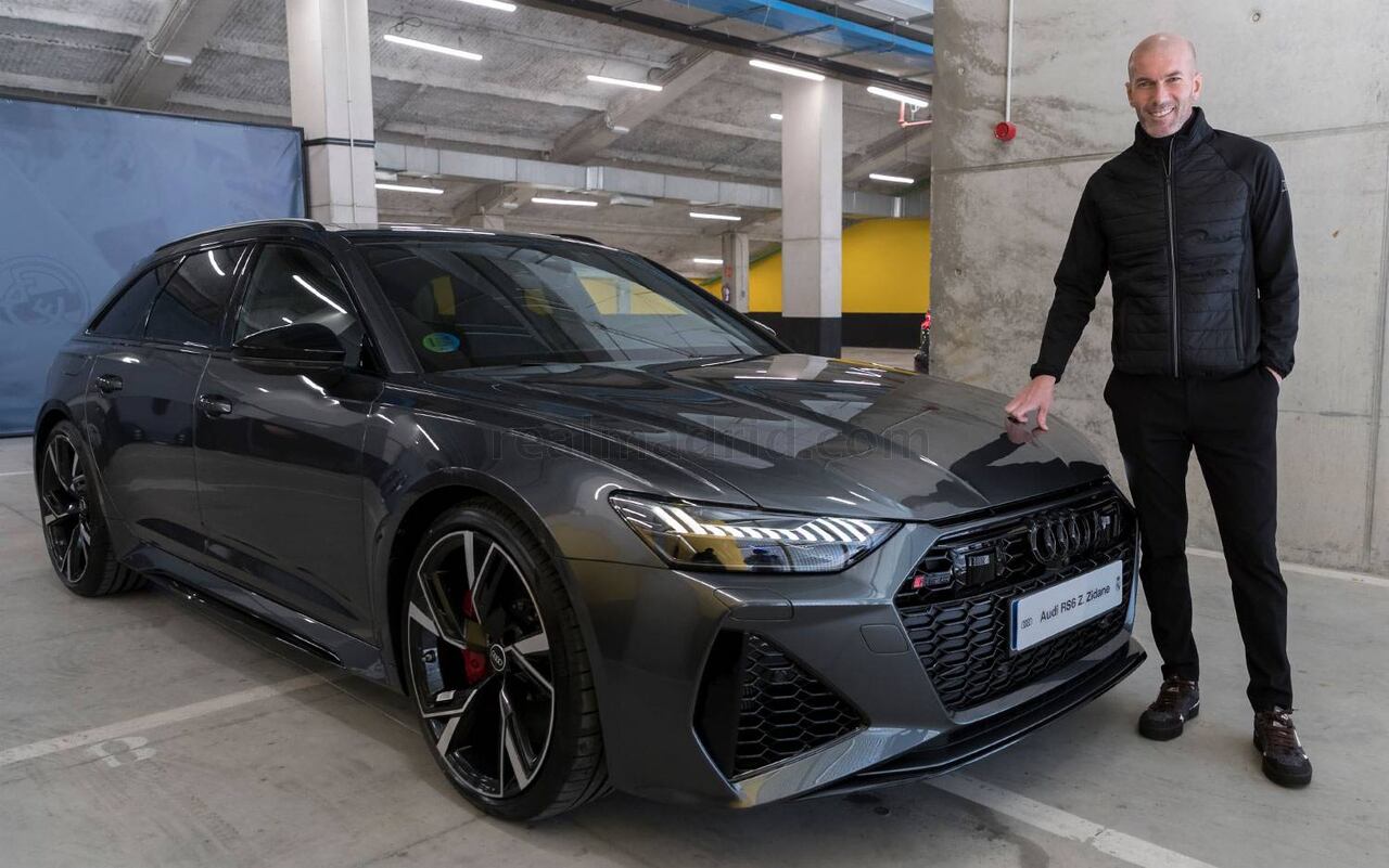 Zinédine Zidane eligió un Audi RS 6 Avant.