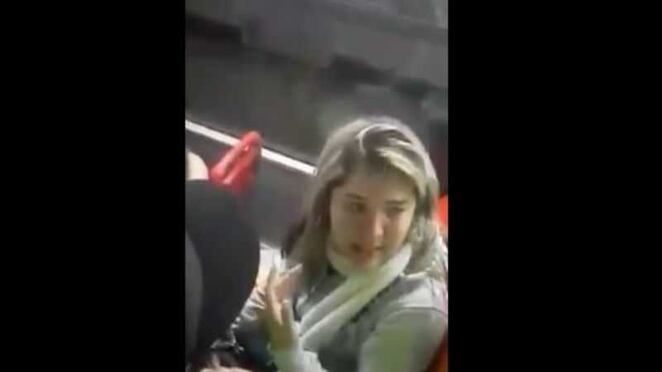 Pelea de mujeres en Transmilenio 